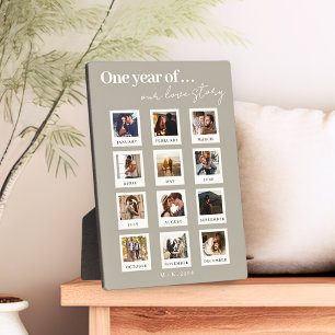 Plaque Photo Couples Personnalisés Modernes Photo Histoire D'Am
