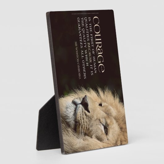 Plaque Photo Courage (Côté)