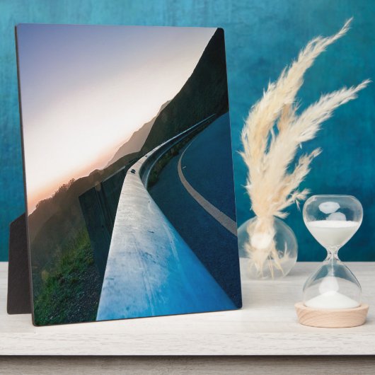 Plaque Photo Courbe sur la route (Côté)