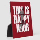 Plaque Photo Courir Est Une Bonne Heure (Côté)