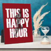 Plaque Photo Courir Est Une Bonne Heure (Côté)