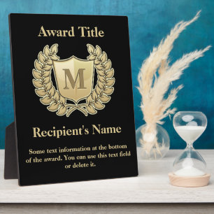 Plaque Photo Couronne avec bouclier