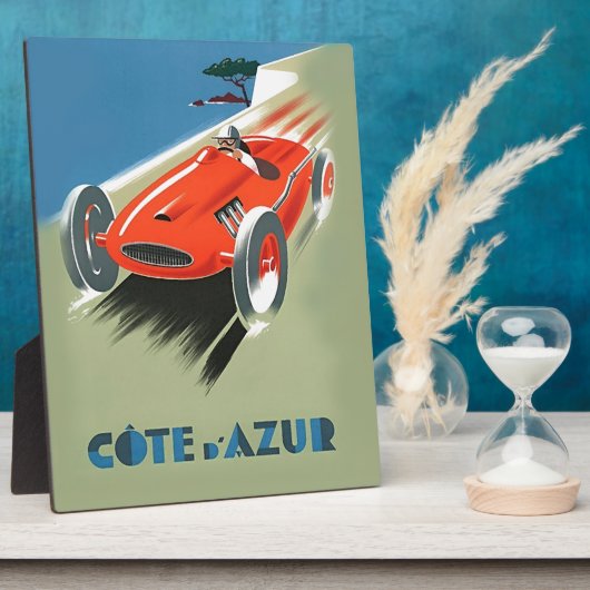 Plaque Photo Course automatique vintage (Côté)