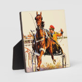 Plaque Photo Course de harnais (Recto)