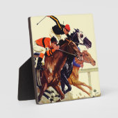 Plaque Photo Course de Thoroughbred (Recto)