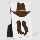 Plaque Photo Cowboy occidental (Côté)