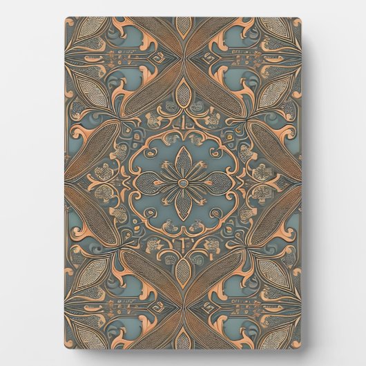 Plaque Photo Cozy old pattern (Devant)