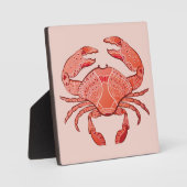Plaque Photo Crabe de style (Recto)