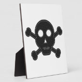 Plaque Photo Crâne à flancs noirs (Côté)