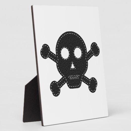 Plaque Photo Crâne à flancs noirs (Côté)