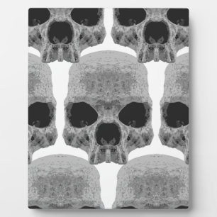 Plaque Photo crâne de goth