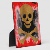 Plaque Photo Crâne et os (Côté)