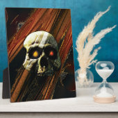 Plaque Photo Crâne foncé (Côté)