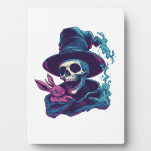 Plaque Photo Crâne Magique Drôle Abra-Cadabra Bones