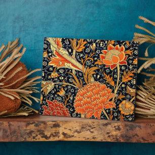 Plaque Photo Cray, motif célèbre de William Morris,