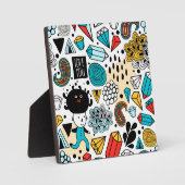 Plaque Photo Crazy head (Recto)