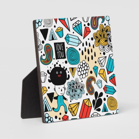 Plaque Photo Crazy head (Recto)