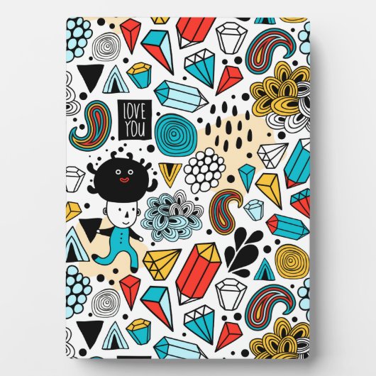 Plaque Photo Crazy head (Devant)