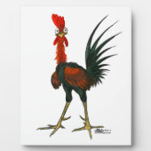 Plaque Photo Crazy Rooster (Devant)