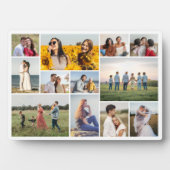 Plaque Photo Create Your Own 12 Photo Collage (Devant)