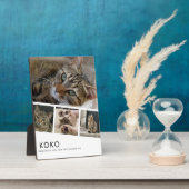 Plaque Photo Create Your Own Cat Photo (Côté)
