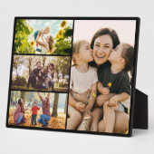 Plaque Photo Create Your Own Custom 4 Photo Collage (Côté)