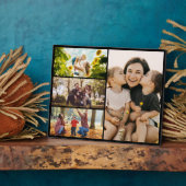Plaque Photo Create Your Own Custom 4 Photo Collage (Côté)