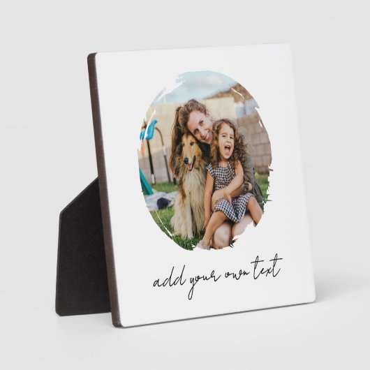 Plaque Photo Create Your Own Custom Photo (Recto)