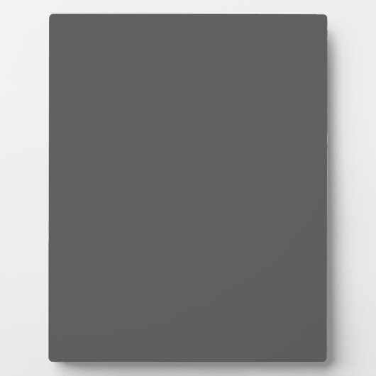 Plaque Photo Create Your Own editable dark gray (Devant)
