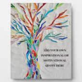 Plaque Photo Create Your Own Inspirational/Motivational Quote (Devant)