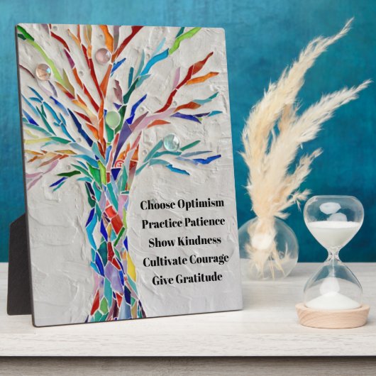 Plaque Photo Create Your Own Inspirational/Quota motivationnel (Côté)