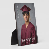 Plaque Photo Create Your Own Personalized Graduation Photo  (Côté)