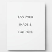 Plaque Photo Create Your Own white  (Devant)