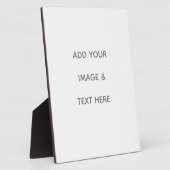 Plaque Photo Create Your Own white  (Côté)