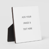 Plaque Photo Create Your Own white  (Recto)