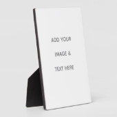 Plaque Photo Create Your Own white  (Côté)