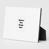 Plaque Photo Create Your Own white  (Côté)