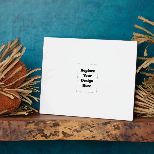 Plaque Photo Create Your Own white  (Côté)