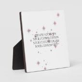 Plaque Photo Create Your Own - Your Image Here (Recto)