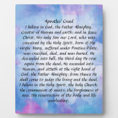 Plaque Photo Credo des apôtres (Devant)