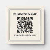 Plaque Photo Créer instantanément un code QR numérisable pour l (Devant)