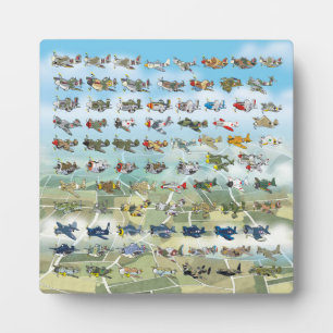 Plaque Photo créer votre propre caricature d'avion