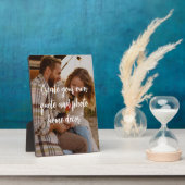 Plaque Photo Créer votre propre devis personnalisé sur l'image (Côté)