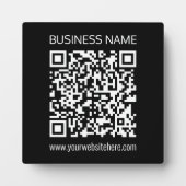 Plaque Photo Créez un code QR instantanément avec l'URL de votr (Devant)