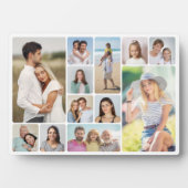 Plaque Photo Créez vos propres angles ronds 12 Photo Collage (Devant)
