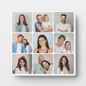 Plaque Photo Créez vos propres angles ronds 9 Collage photo (Devant)