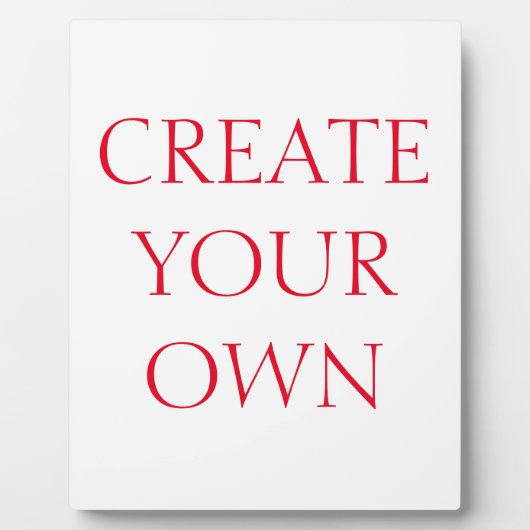 PLAQUE PHOTO CREEZ VOS PROPRES CARTES (Devant)