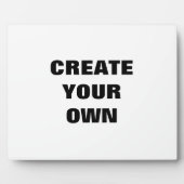 Plaque Photo Créez votre propre (Devant)
