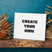 Plaque Photo Créez votre propre (Côté)