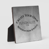 Plaque Photo Créez votre propre (Recto)